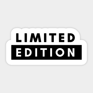 Limited Editiom Sticker